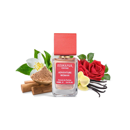 ADVENTURE WOMAN – Strahlendes und warmes Extrait de Parfum (100 ml)
